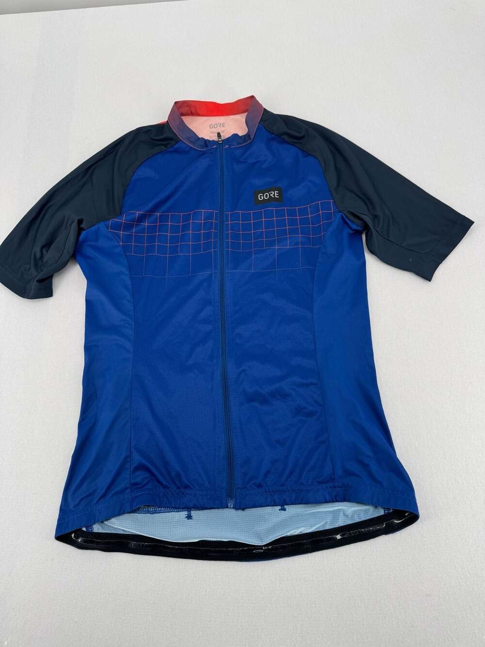 GORE WEAR Grid Fade Jersey Size S Blue Cycling Jersey